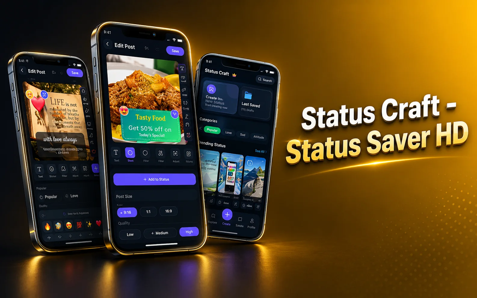 Status Craft - Status Saver HD