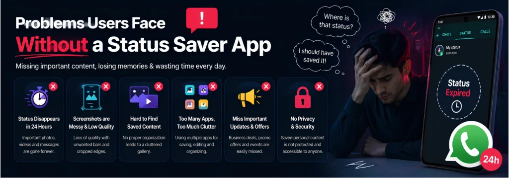 WhatsApp status saver app